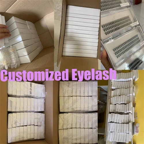Extensions de cils personnalisées en usine