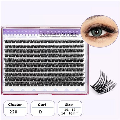 Extensions de cils individuelles DIY
